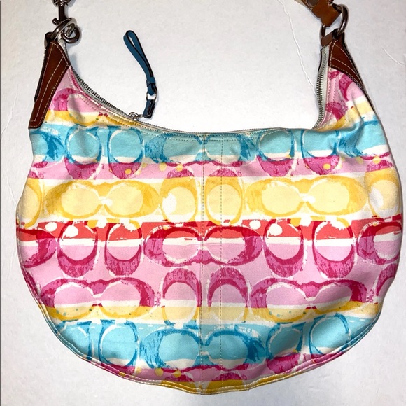 Coach bag Rainbow/ multicolored pastels - Picture 2 of 5